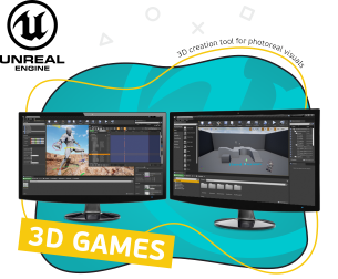 Unreal Engine 4. Игровой движок - Школа программирования для детей, компьютерные курсы для школьников, начинающих и подростков - KIBERone г. Волжский